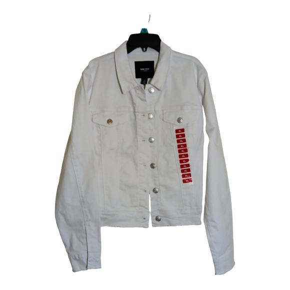 NWT! White Nine West Ladies Jacket. Sz XL - Picture 1 of 5
